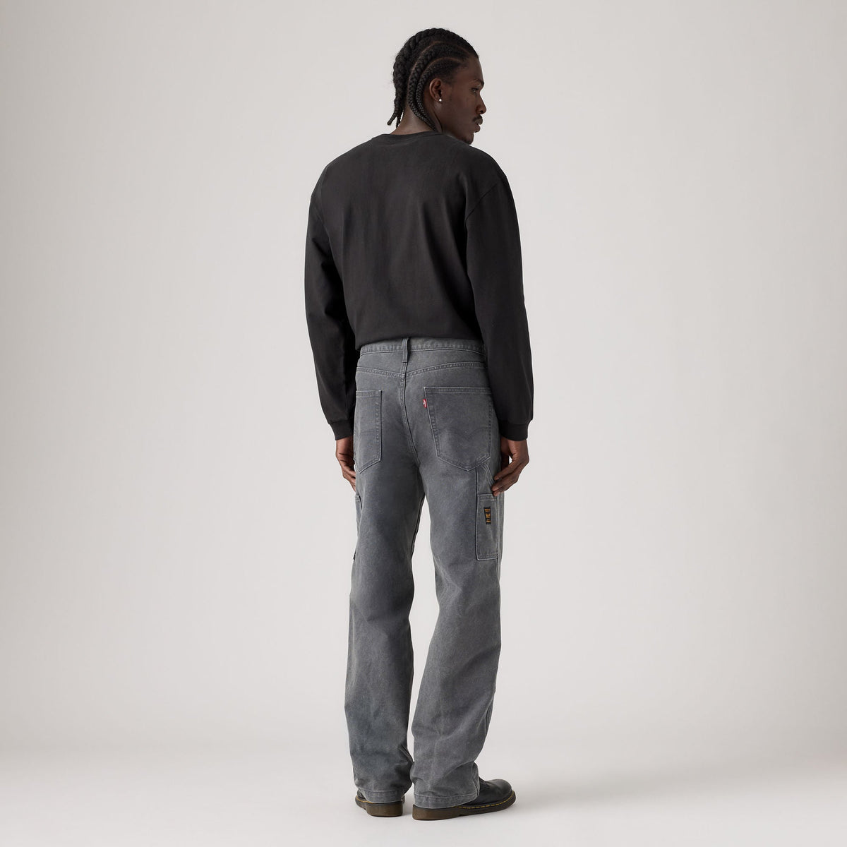 LEVI'S® MEN'S 568™ LOOSE STRAIGHT DOUBLE-KNEE CARPENTER - GREY