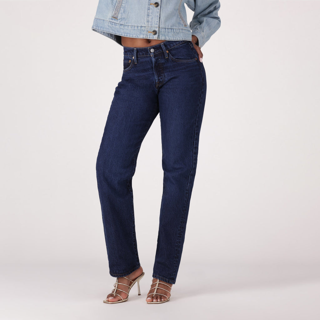 LEVI'S® WOMEN'S 501® CURVE JEANS - MED INDIGO - WORN IN