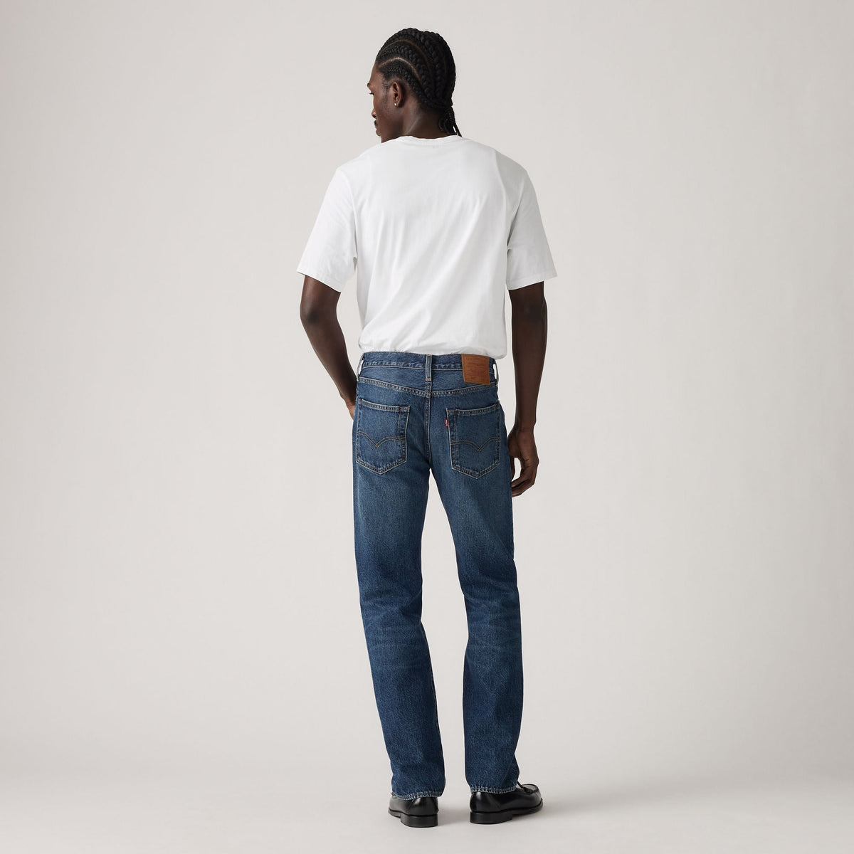 LEVI'S® MEN'S 501® ORIGINAL THERMODAPT JEANS - DARK INDIGO - WORN IN