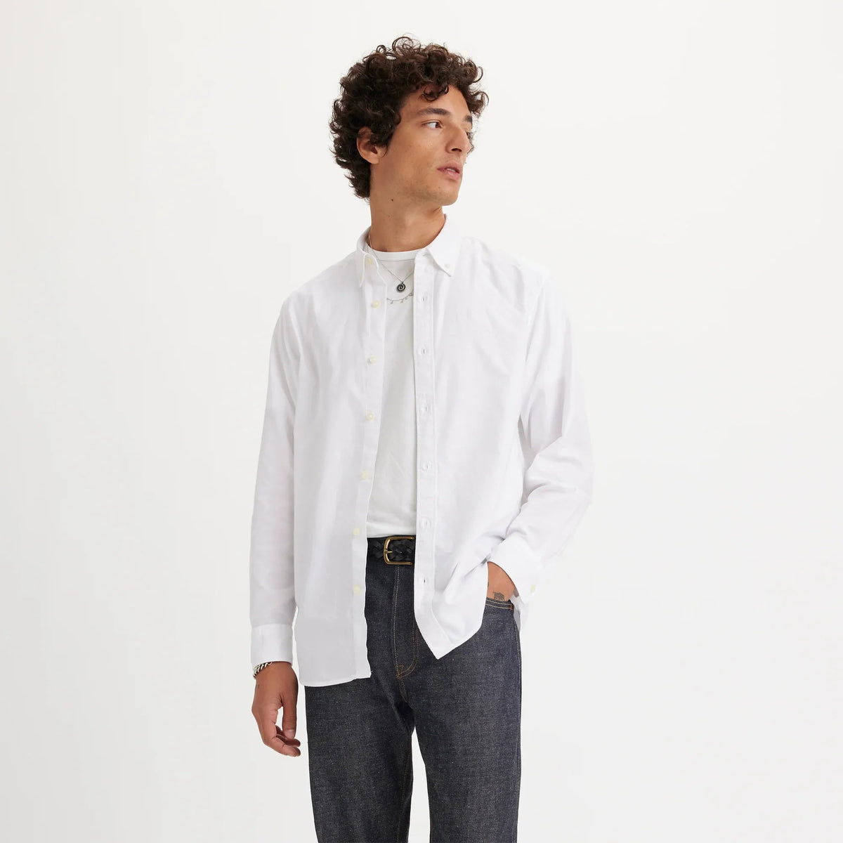 LEVI'S® MEN'S AUTHENTIC BUTTON-DOWN SHIRT - NEUTRAL
