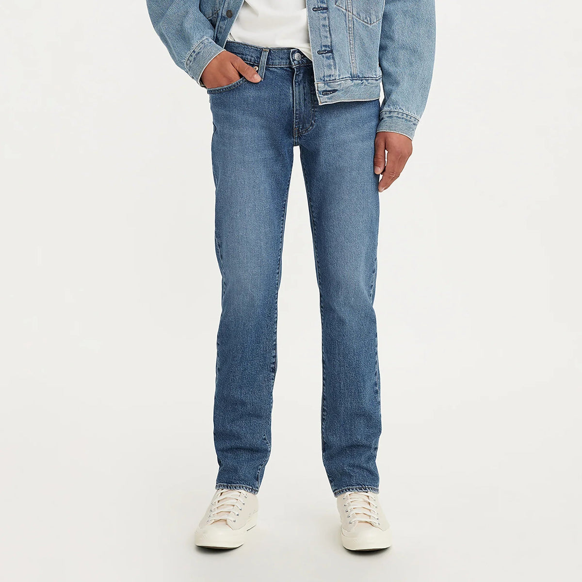 LEVI'S® MEN'S 511™ SLIM SELVEDGE JEANS - MEDIUM WASH