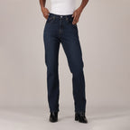 LEVI'S® WOMEN'S 501® ORIGINAL JEANS - DARK INDIGO - WORN IN