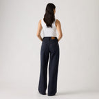 LEVI'S® WOMEN'S CINCH WIDE LEG JEANS - MED INDIGO - WORN IN