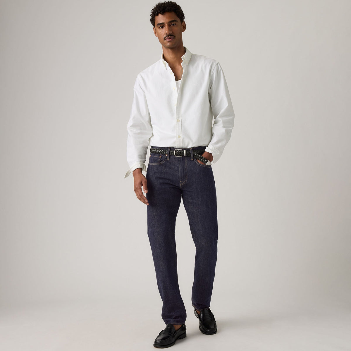 LEVI'S® MEN'S 502™ TAPER JEANS - DARK INDIGO - FLAT FINISH