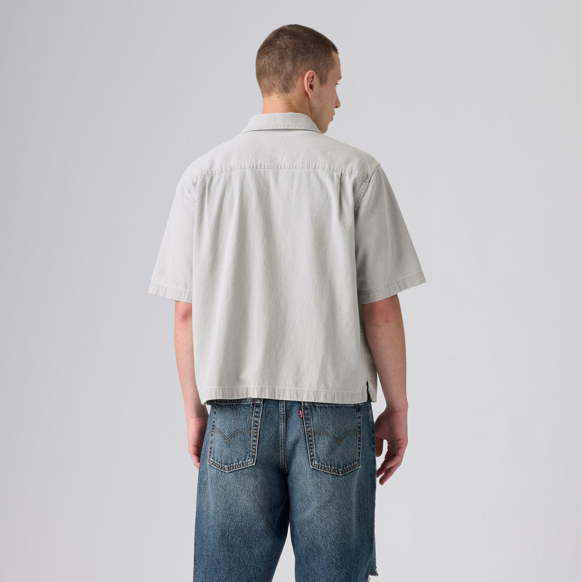 LEVI'S® MEN'S SHORT-SLEEVE BOXY WESTERN SHIRT - MULTI-COLOR