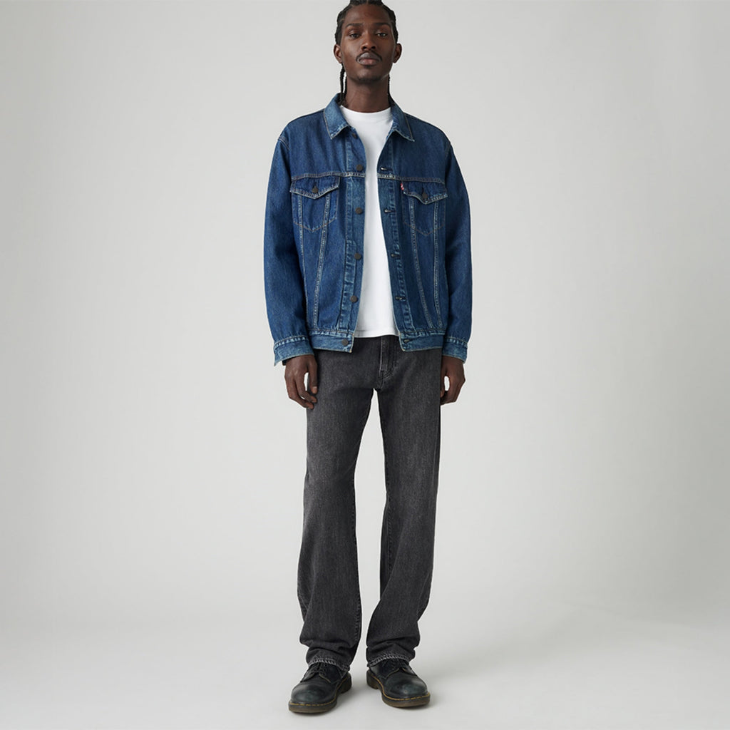 LEVI'S® MEN'S 555™ RELAXED STRAIGHT JEANS - BLACK