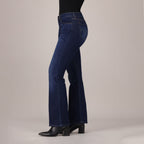 LEVI'S® WOMEN'S CURVY FLARE  - DARK INDIGO - WORN IN