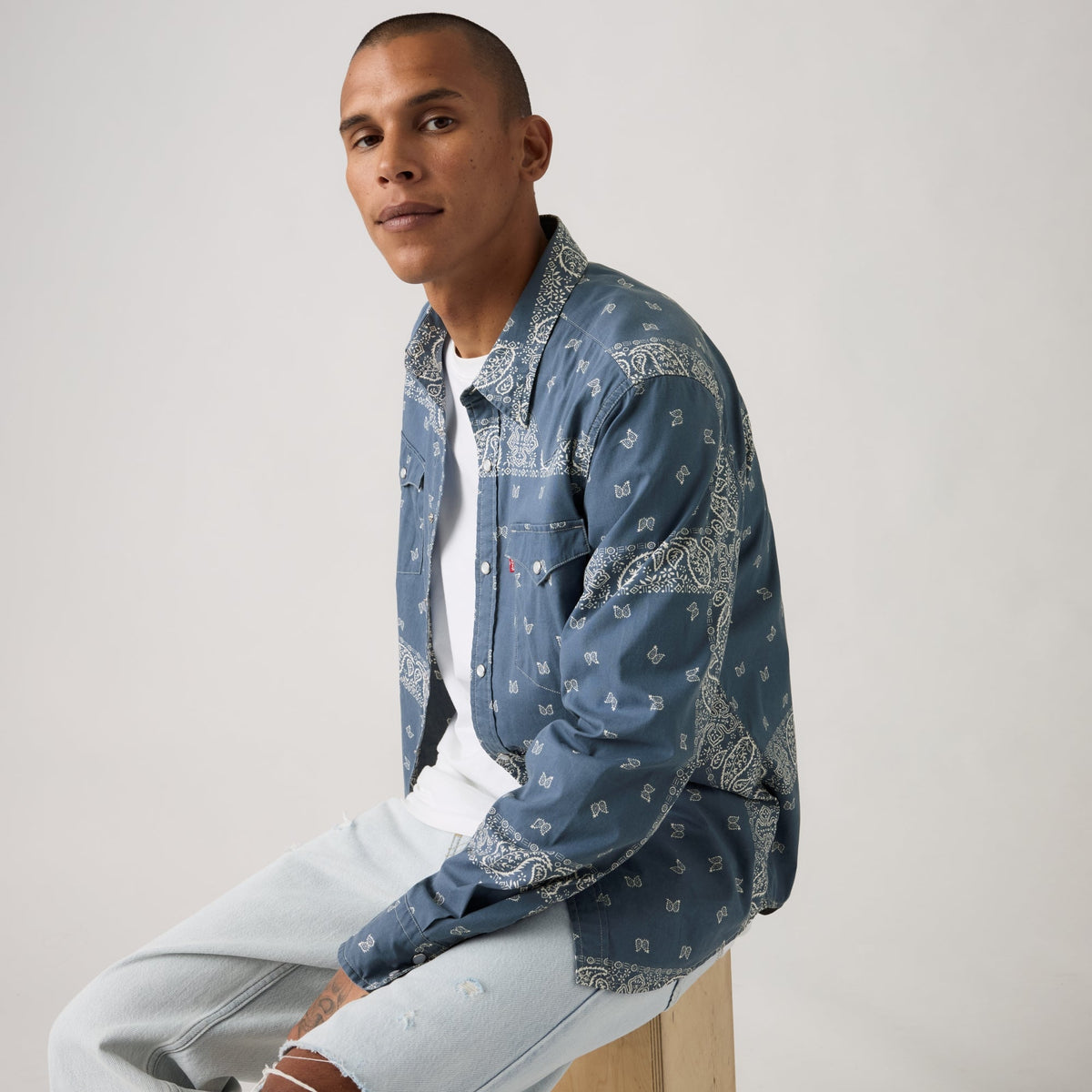 LEVI'S® MEN'S CLASSIC STANDARD FIT WESTERN SHIRT - MULTI COLOUR