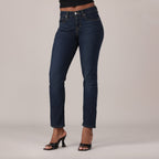 LEVI'S® WOMEN'S CURVY STRAIGHT  - DARK INDIGO - WORN IN