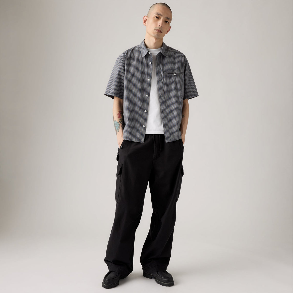 LEVI'S® MEN'S BAGGY FIELD CARGOS - BLACK