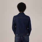LEVI'S® WOMEN'S ORIGINAL TRUCKER JACKET - DARK INDIGO - FLAT FINISH