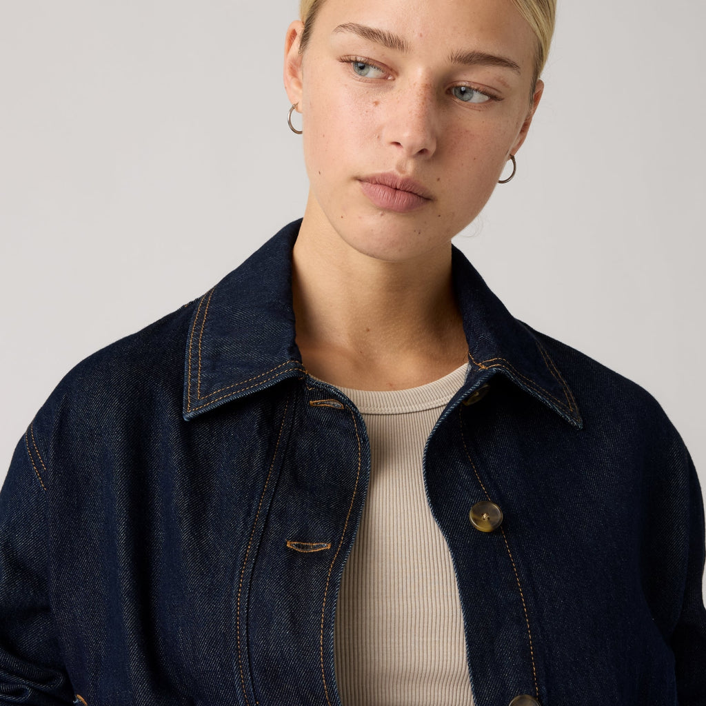 LEVI'S® WOMEN'S CHARLI WESTERN UTILITY JACKET - BLUE