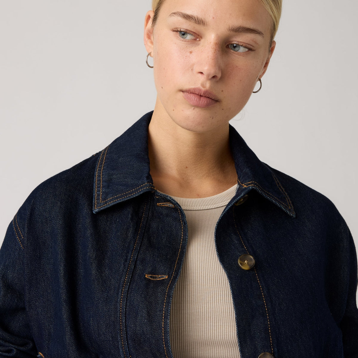 LEVI'S® WOMEN'S CHARLI WESTERN UTILITY JACKET - BLUE