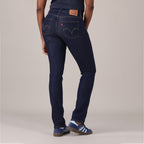 LEVI'S® WOMEN'S CURVY STRAIGHT  - DARK INDIGO - FLAT FINISH