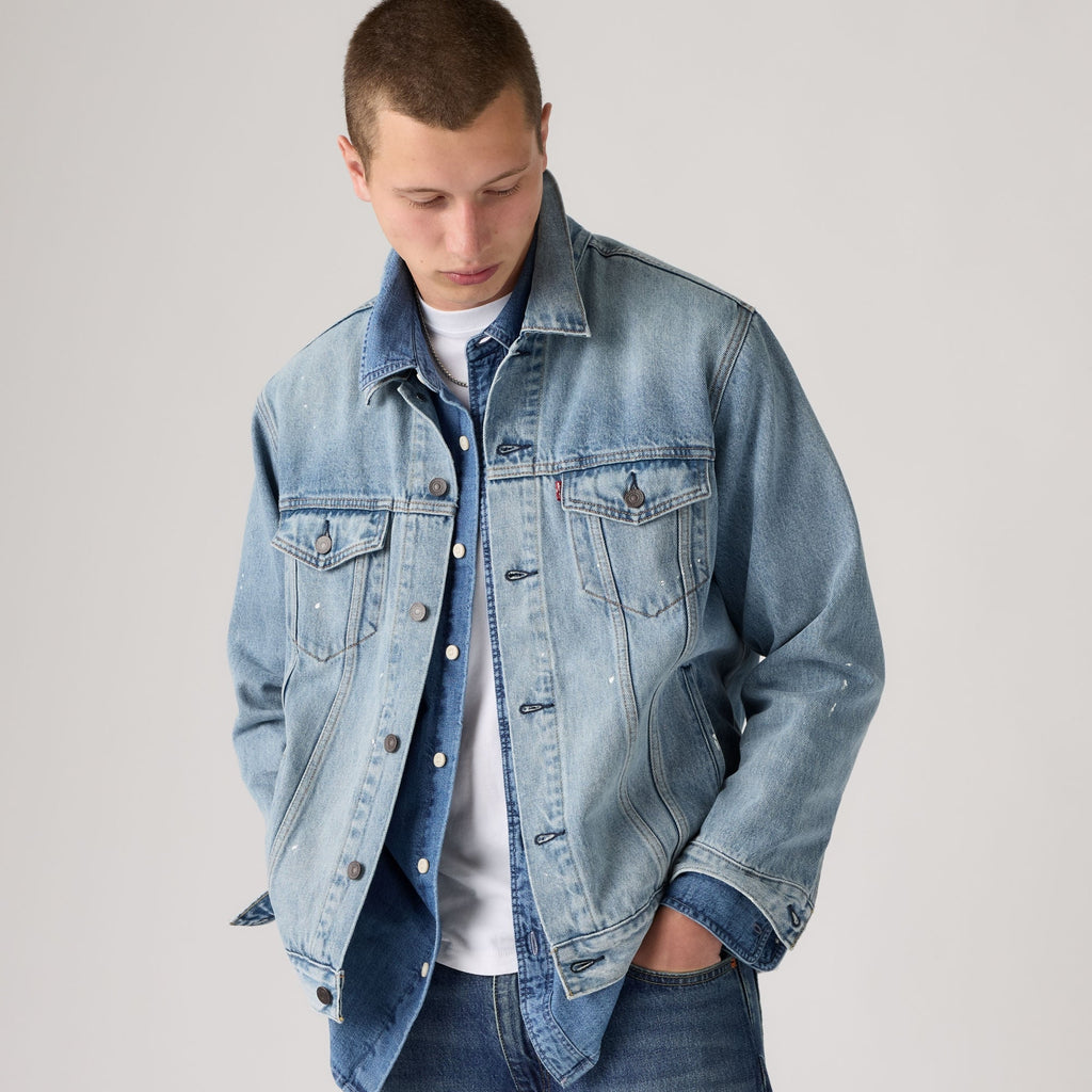 LEVI'S® MEN'S RELAXED TRUCKER JACKET - MULTI-COLOR