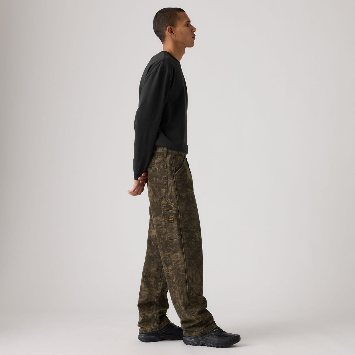 LEVI'S® MEN'S 568™ LOOSE STRAIGHT DOUBLE-KNEE CARPENTER - GREEN
