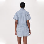 LEVI'S® WOMEN'S SHORT-SLEEVE LOGAN WESTERN DRESS - MULTI COLOUR