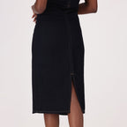 LEVI'S® WOMEN'S COLUMN MIDI DRESS - DARK WASH