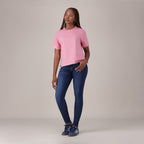 LEVI'S® WOMEN'S CURVY SUPER SKINNY  - DARK INDIGO - WORN IN