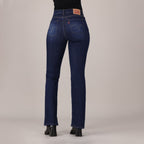 LEVI'S® WOMEN'S CURVY FLARE  - DARK INDIGO - WORN IN