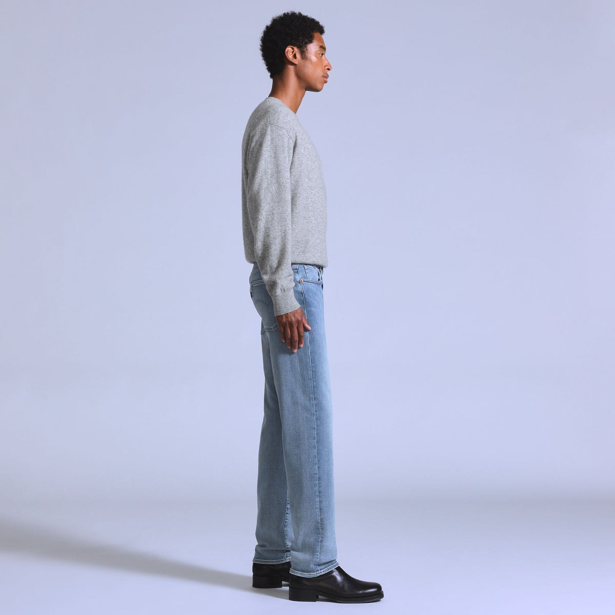 LEVI'S® BLUE TAB™ MEN'S 502™ TAPER JEANS - MED INDIGO - WORN IN