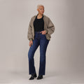 LEVI'S® WOMEN'S CURVY FLARE  - DARK INDIGO - WORN IN