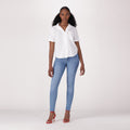 LEVI'S® WOMEN'S CURVY SUPER SKINNY  - MED INDIGO - WORN IN