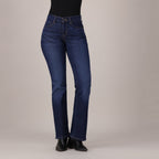 LEVI'S® WOMEN'S CURVY FLARE  - DARK INDIGO - WORN IN