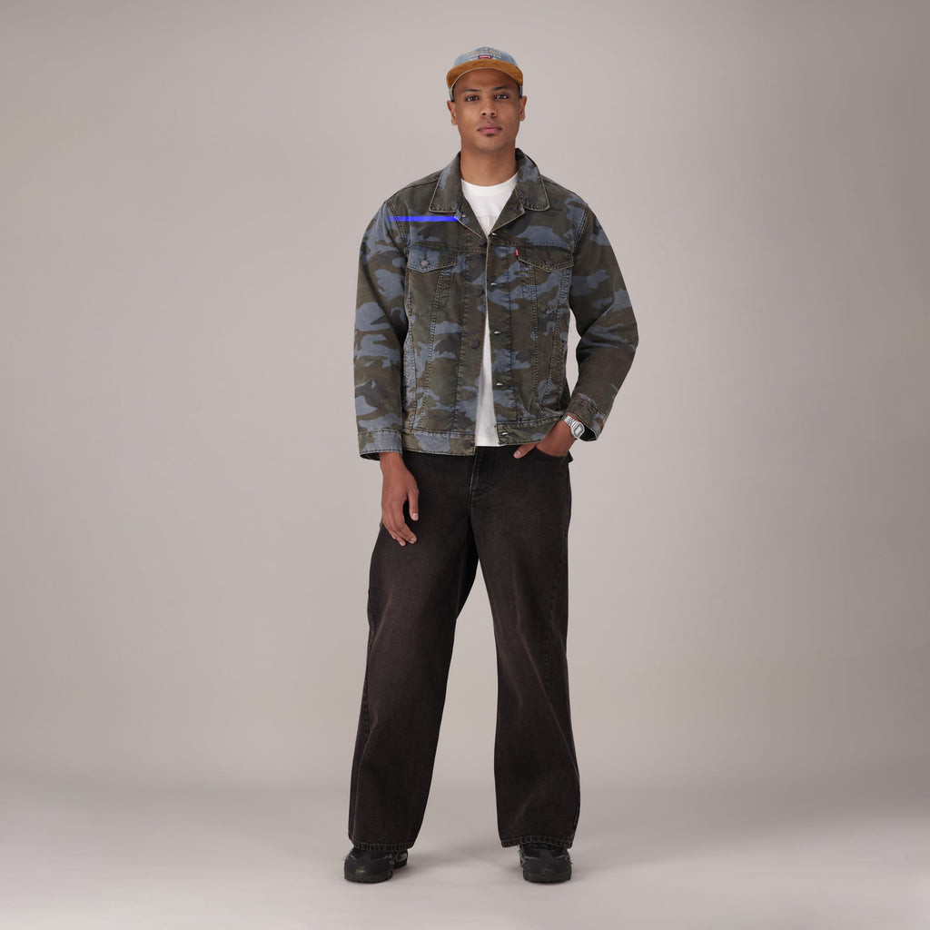 LEVI'S® MEN'S TWISTED BAGGY WIDE LEG JEANS - BLACK