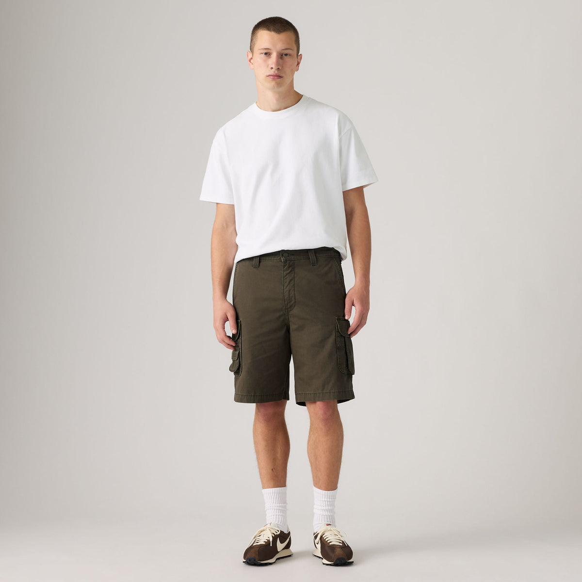 LEVI'S® MEN'S FISHING CARGO SHORTS - BROWN